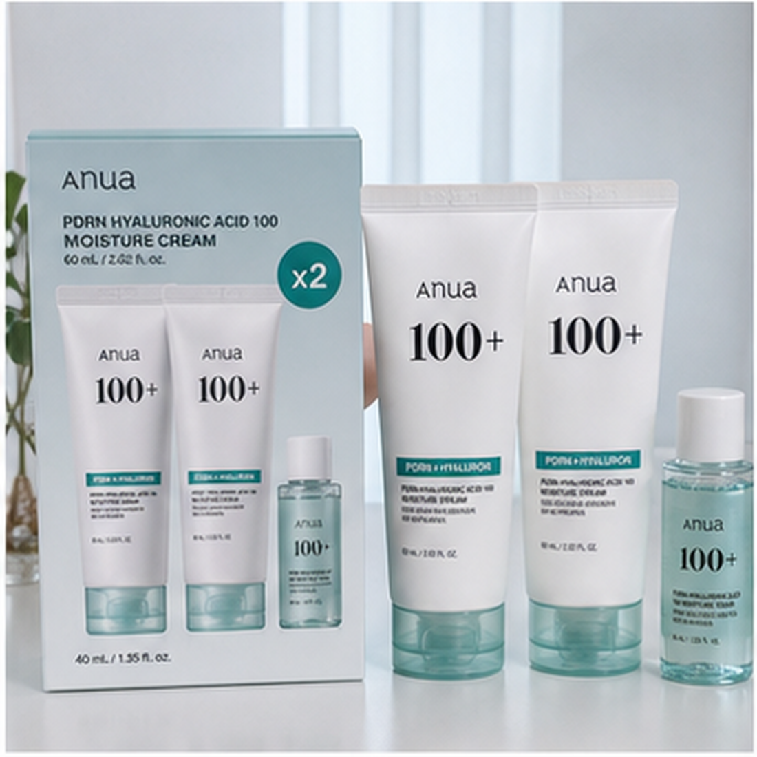 아누아 피디알엔 히알루론산 100 수분 크림 60ml 2입 … 제품 이미지