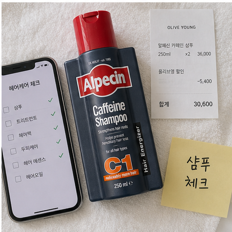 알페신 카페인샴푸 C1 250ml*2 (2입기획) 후기형 사진 18