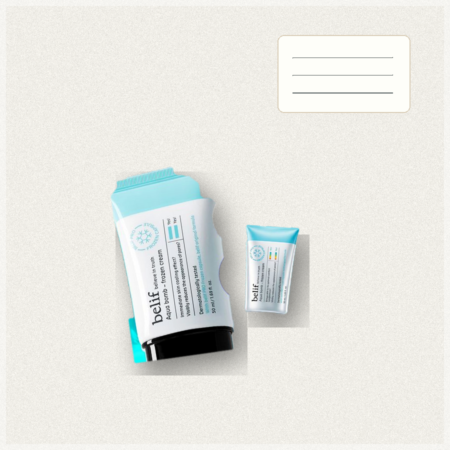 빌리프 아쿠아밤 프로즌 크림 50ml 1+1 기획 (+손거울… 후기형 사진 8