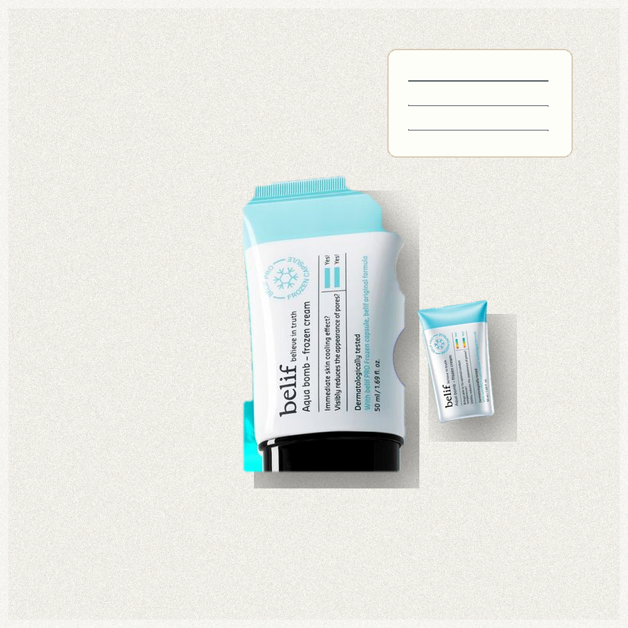 빌리프 아쿠아밤 프로즌 크림 50ml 1+1 기획 (+손거울… 후기형 사진 17