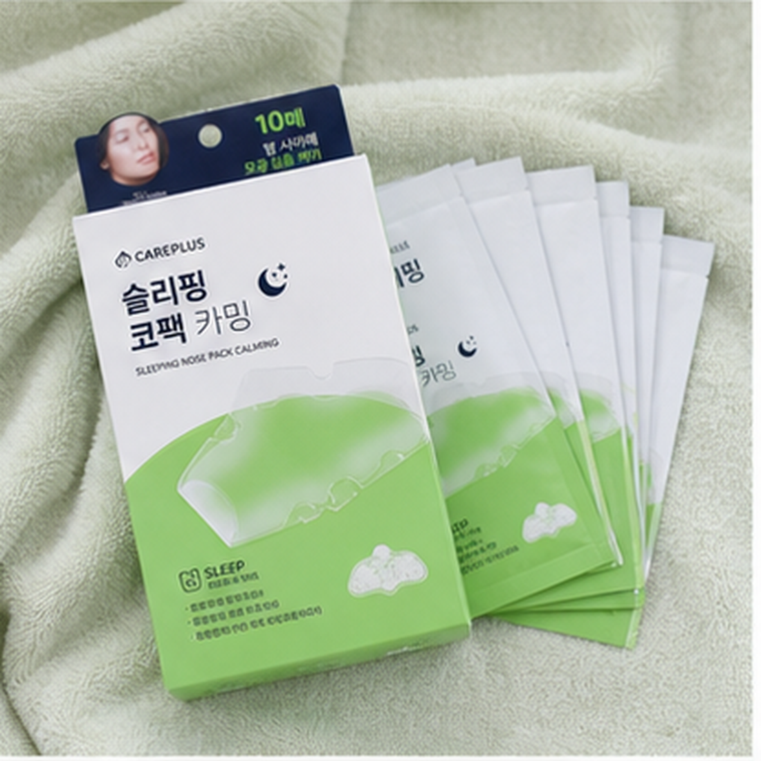 케어플러스 슬리핑 코팩 카밍 4매/10매 대용량/포켓몬 에디… 후기형 사진 3