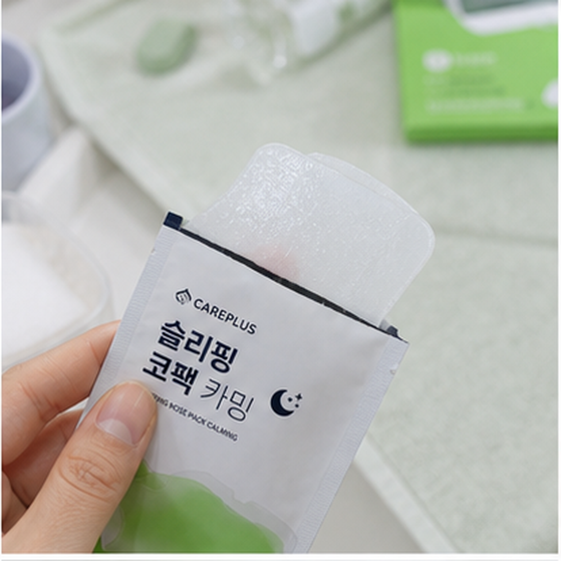 케어플러스 슬리핑 코팩 카밍 4매/10매 대용량/포켓몬 에디… 후기형 사진 4