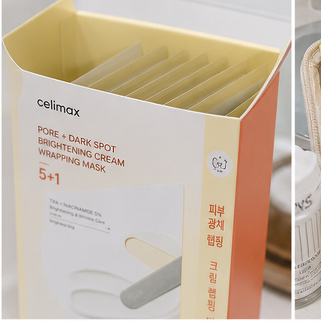 셀리맥스 트라넥삼산 브라이트닝 크림 랩핑 마스크 5매 기획 … 후기형 사진 16