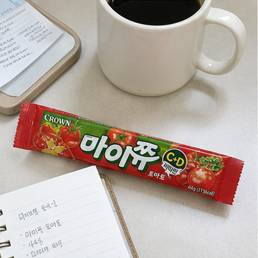 크라운 마이쮸 스틱 토마토 44g 후기형 사진 7