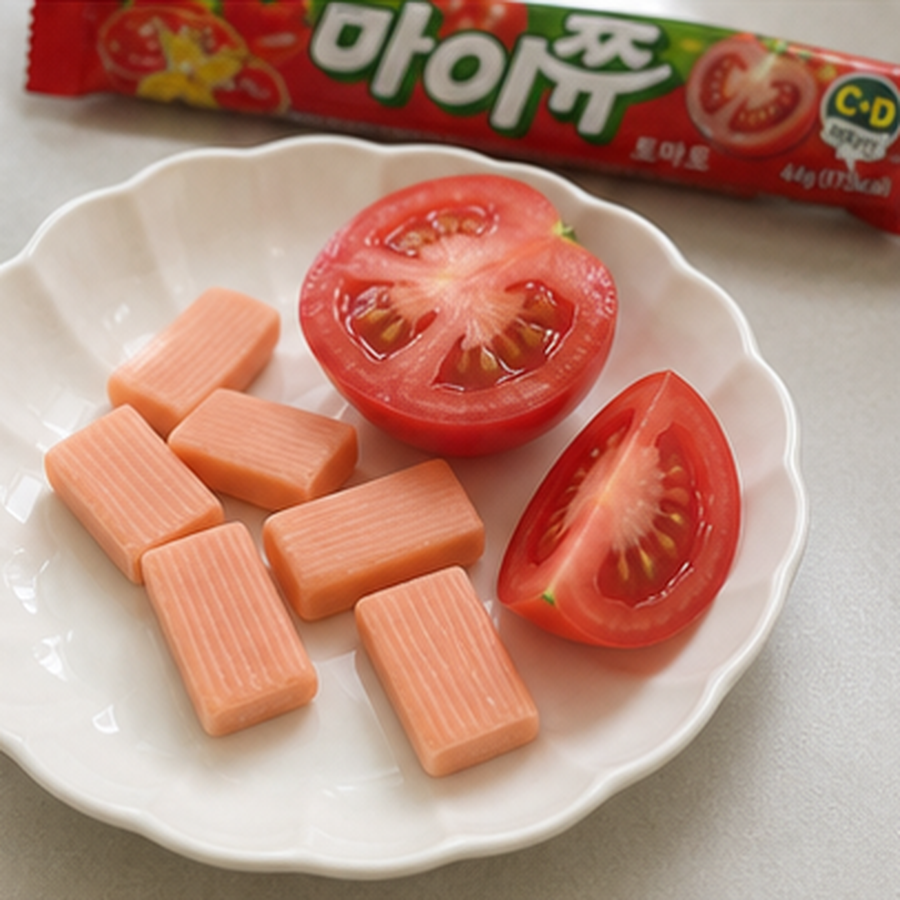 크라운 마이쮸 스틱 토마토 44g 후기형 사진 8