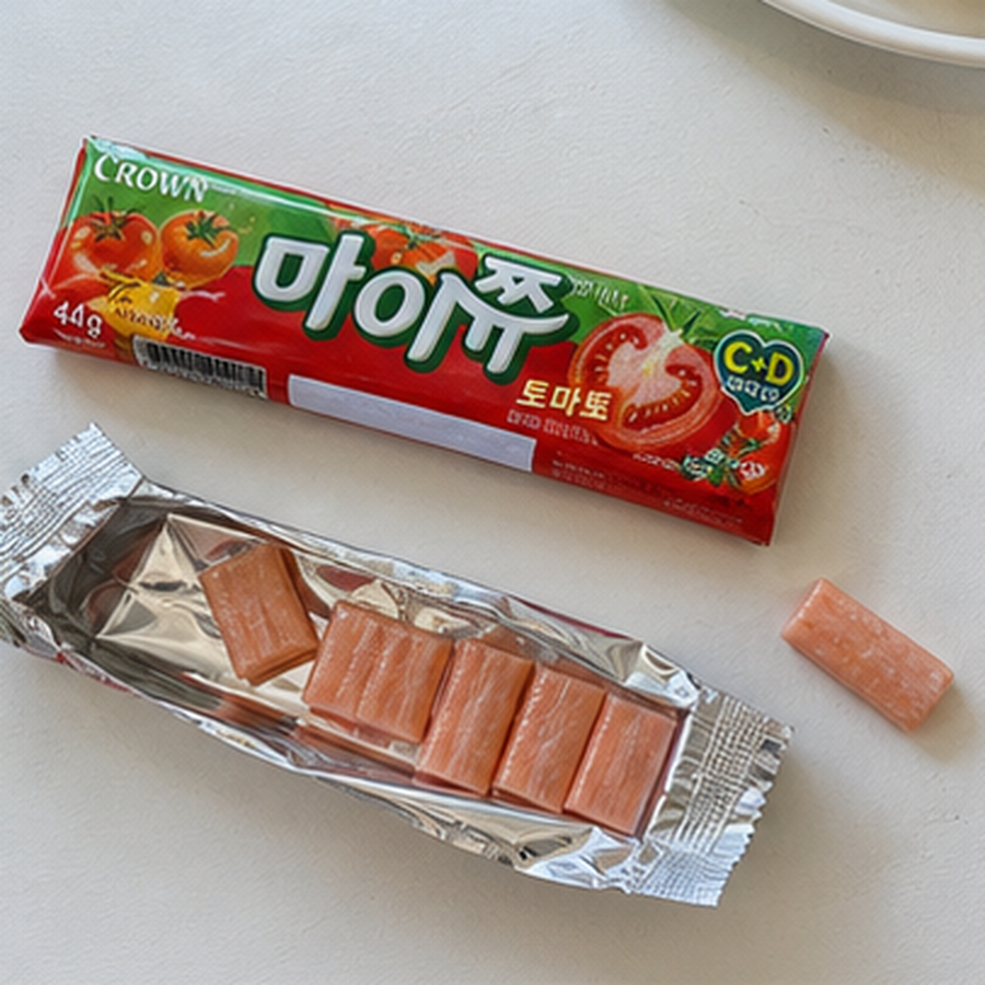 크라운 마이쮸 스틱 토마토 44g 후기형 사진 11