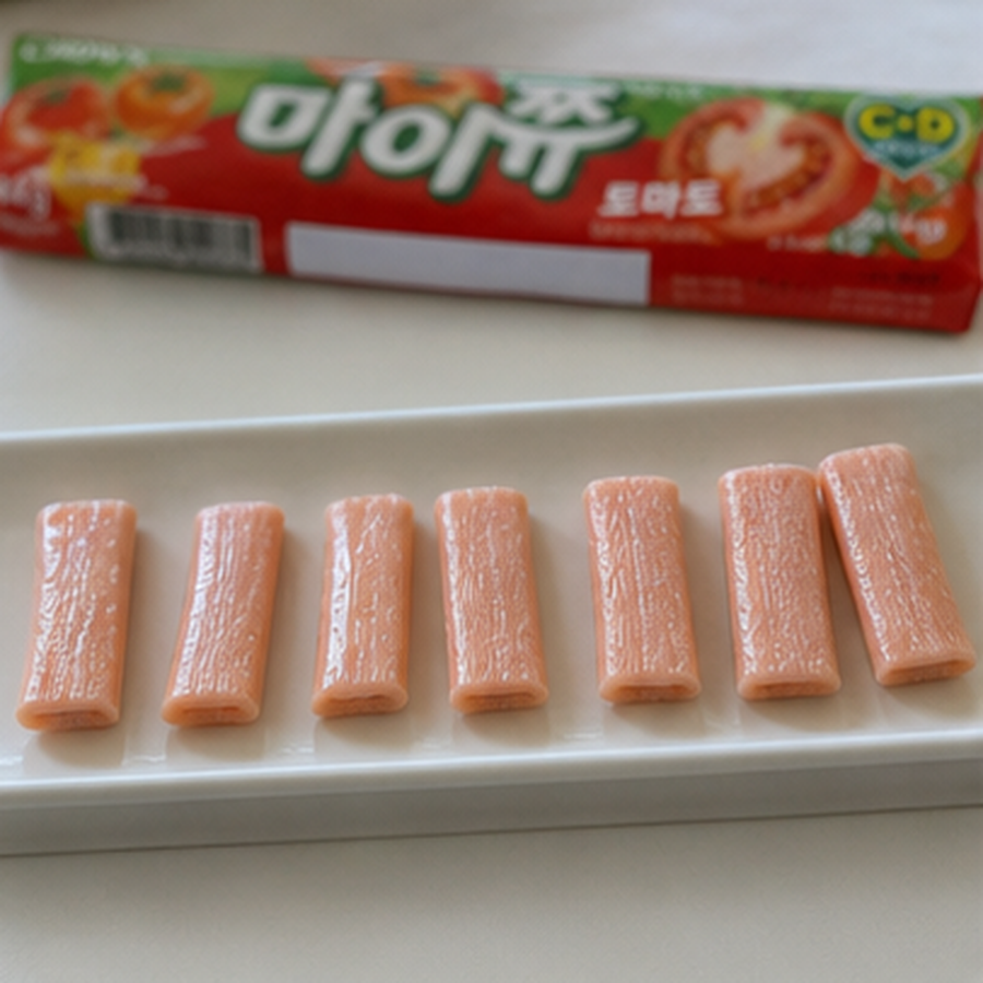 크라운 마이쮸 스틱 토마토 44g 후기형 사진 13