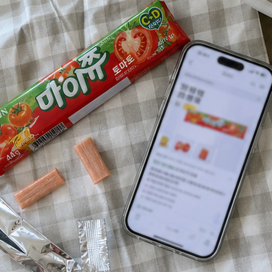 크라운 마이쮸 스틱 토마토 44g 후기형 사진 16