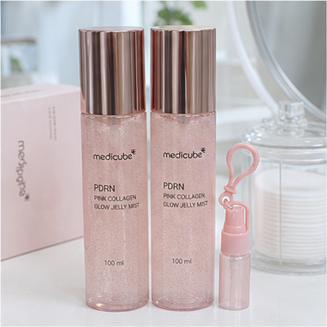 메디큐브 PDRN 핑크 콜라겐 글로우 젤리 미스트 100ml… 후기형 사진 10