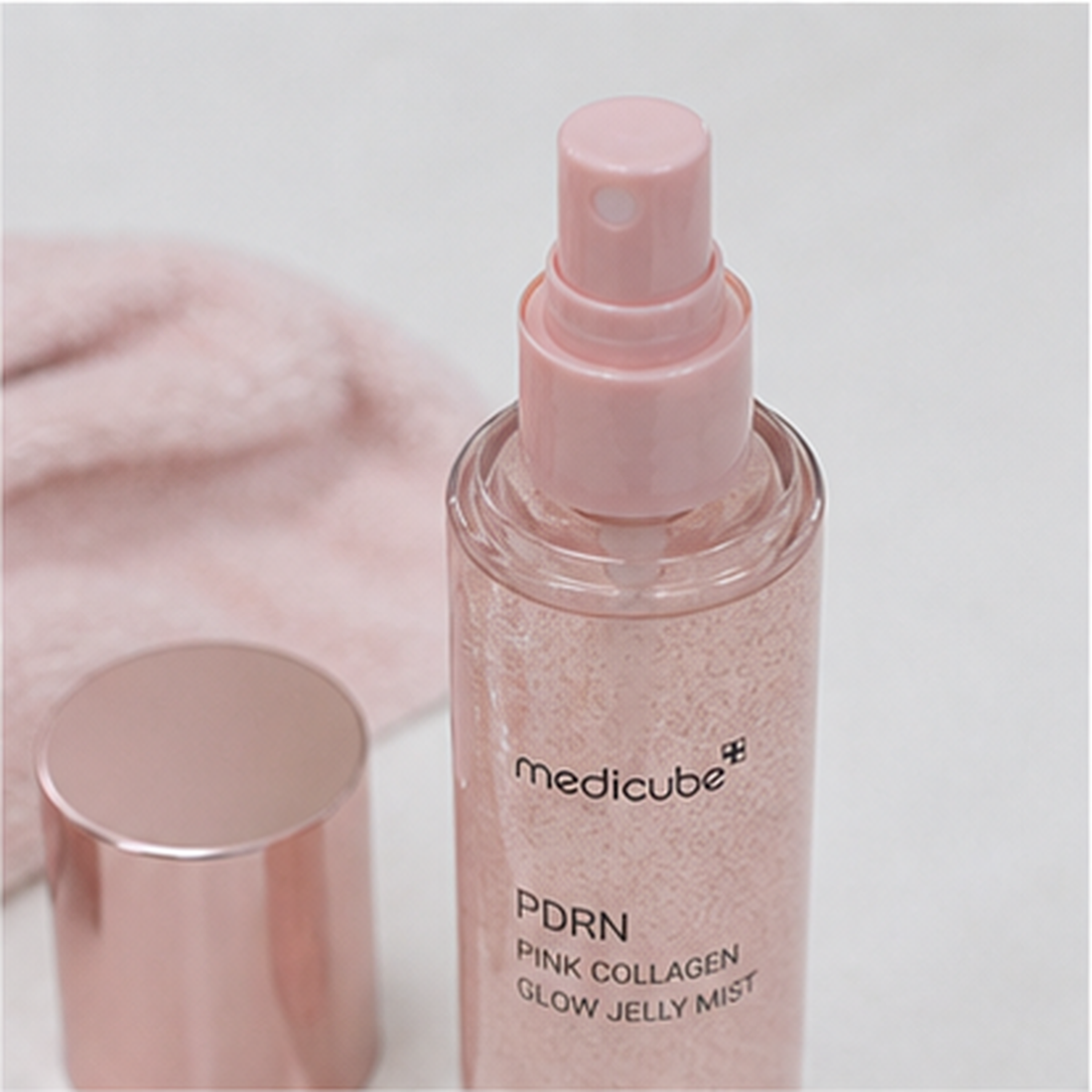 메디큐브 PDRN 핑크 콜라겐 글로우 젤리 미스트 100ml… 후기형 사진 11