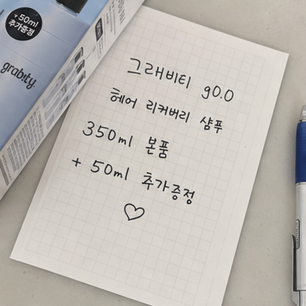 그래비티 g0.0 헤어 리커버리 샴푸 350ml 기획 (+5… 후기형 사진 17