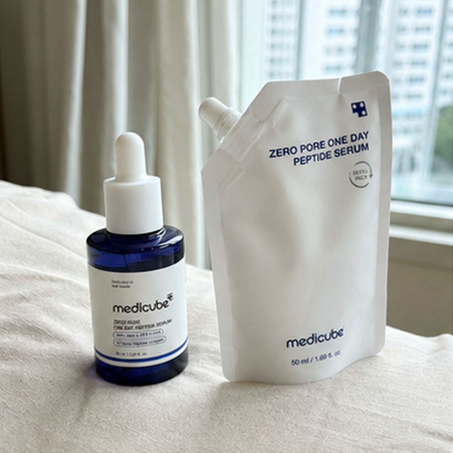 메디큐브 제로 모공 원데이 펩타이드 세럼 30ml 리필기획 … 후기형 사진 1