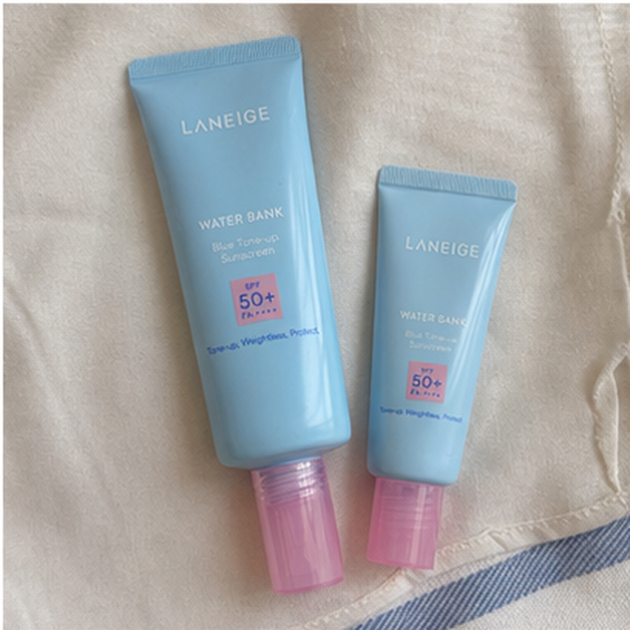 라네즈 워터뱅크 블루 톤업 선크림 50ml 기획 (+25ml) 후기형 사진 1