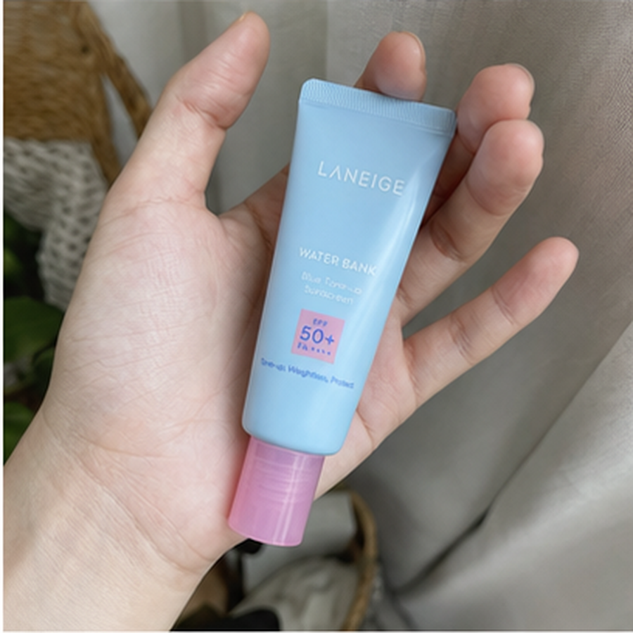 라네즈 워터뱅크 블루 톤업 선크림 50ml 기획 (+25ml) 후기형 사진 4