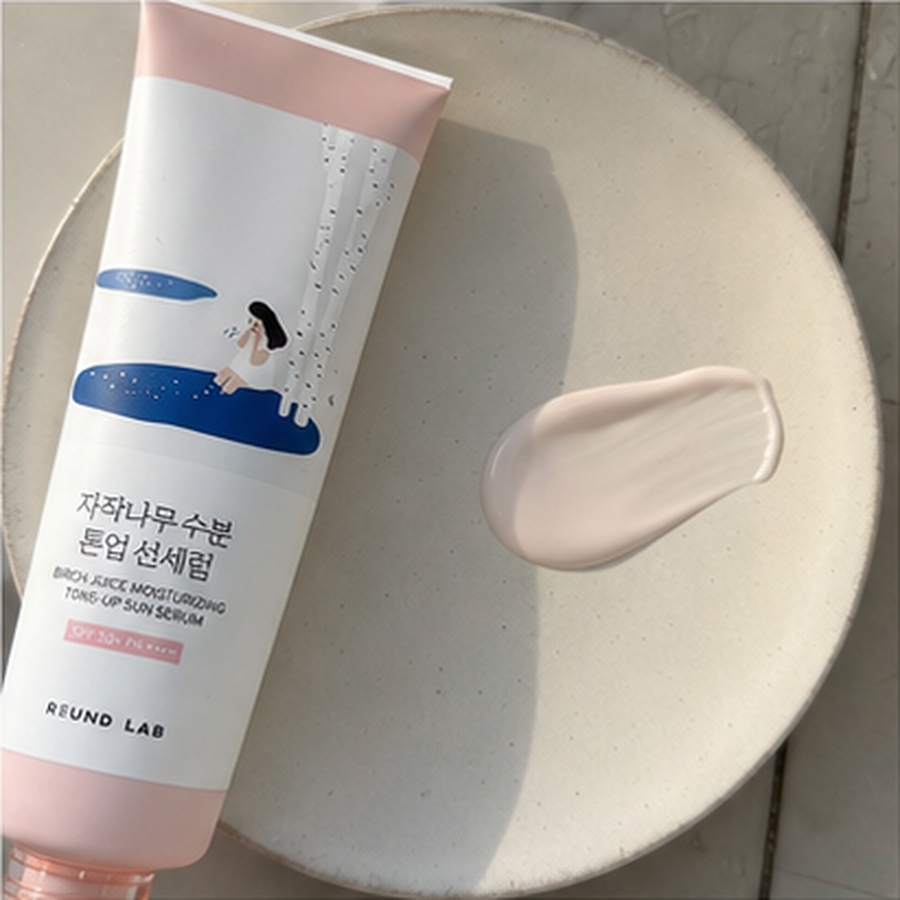 라운드랩 자작나무 수분 톤업 선세럼 50ml 후기형 사진 4