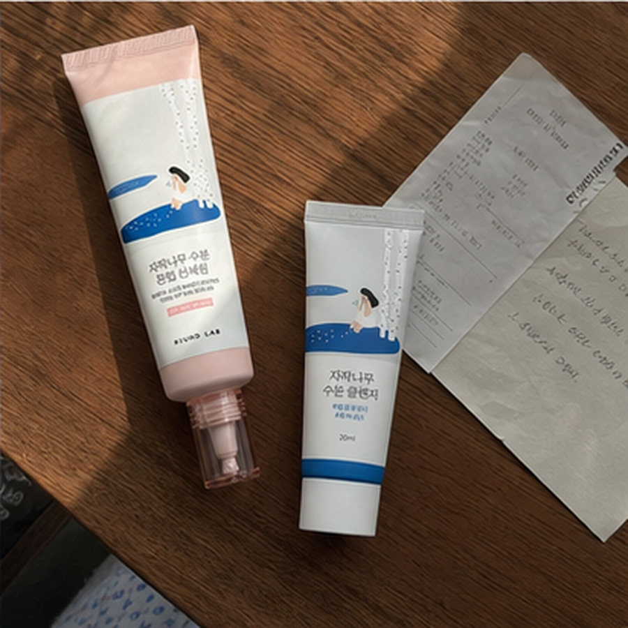 라운드랩 자작나무 수분 톤업 선세럼 50ml 후기형 사진 8