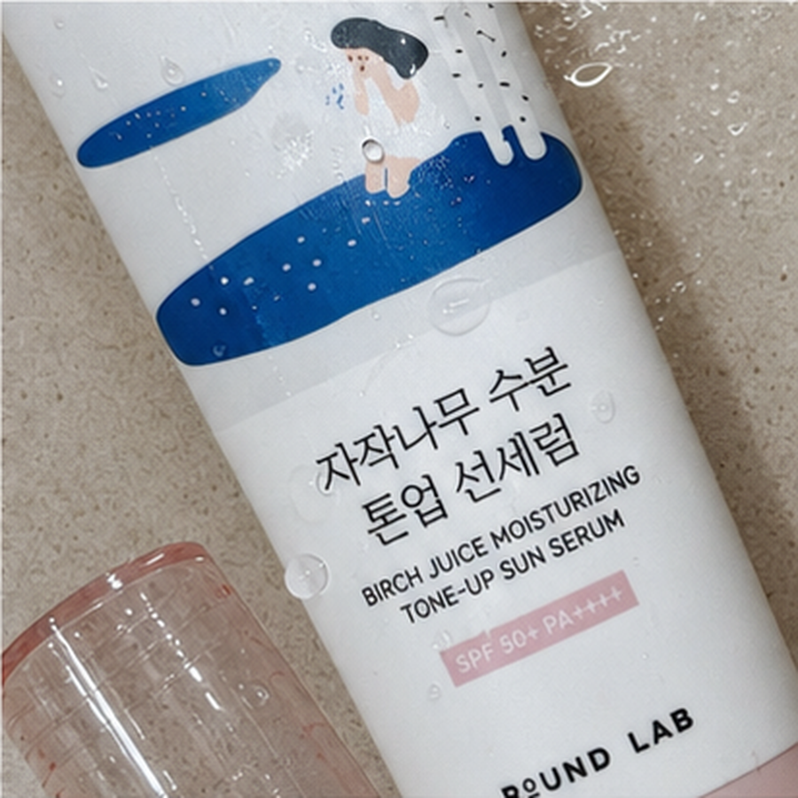라운드랩 자작나무 수분 톤업 선세럼 50ml 후기형 사진 12